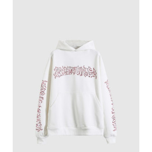 발렌시아가 메탈 아웃라인 오버사이즈 후디