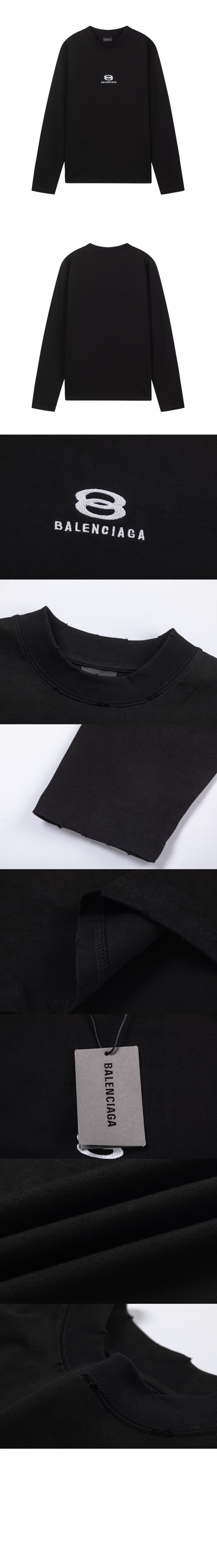 발렌시아가 플라워 코튼 톱