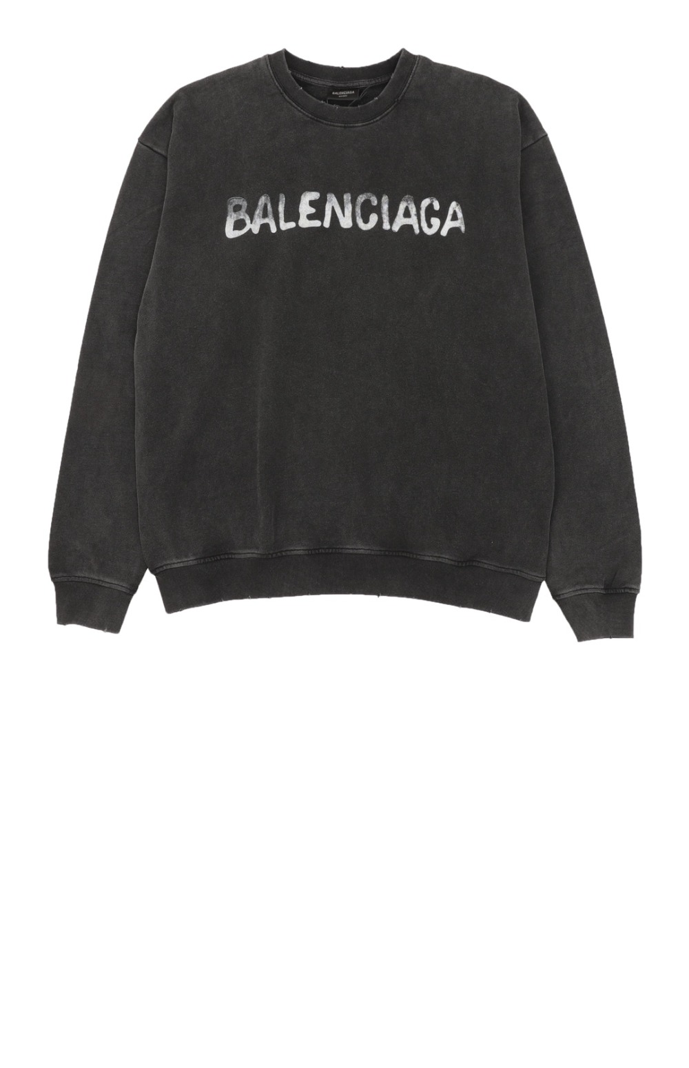 발렌시아가 로고 프린트 면 톱