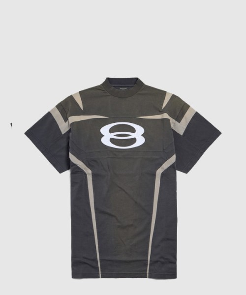 발렌시아가 유니티 스포츠 아이콘 바이커 오버사이즈 티셔츠