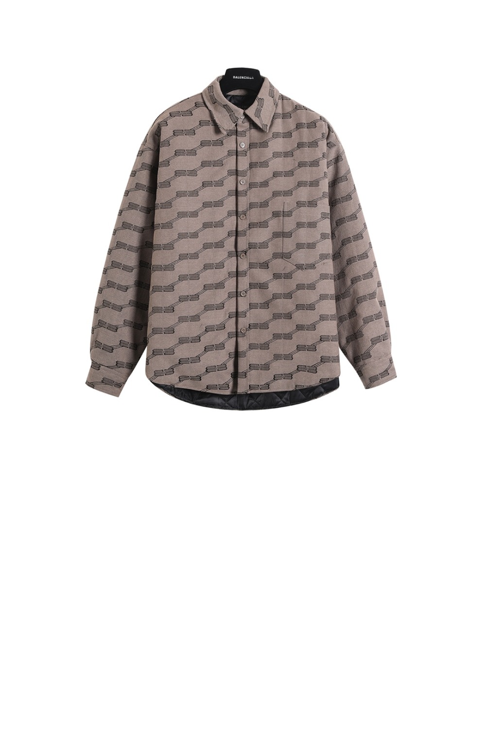 발렌시아가 로고 프린트 재킷