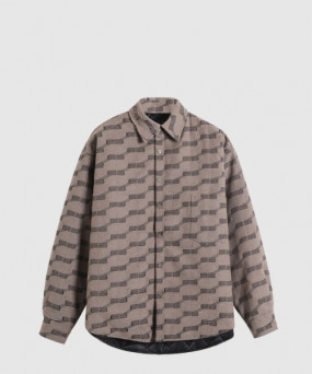 발렌시아가 로고 프린트 재킷