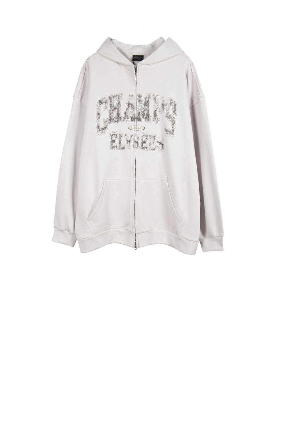 발렌시아가 샹젤리제 레귤러 핏 집업 후디