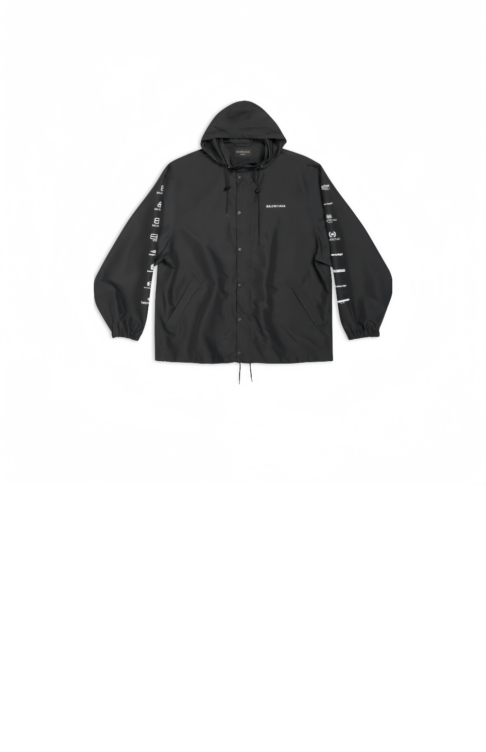 발렌시아가 로고 프린트 재킷