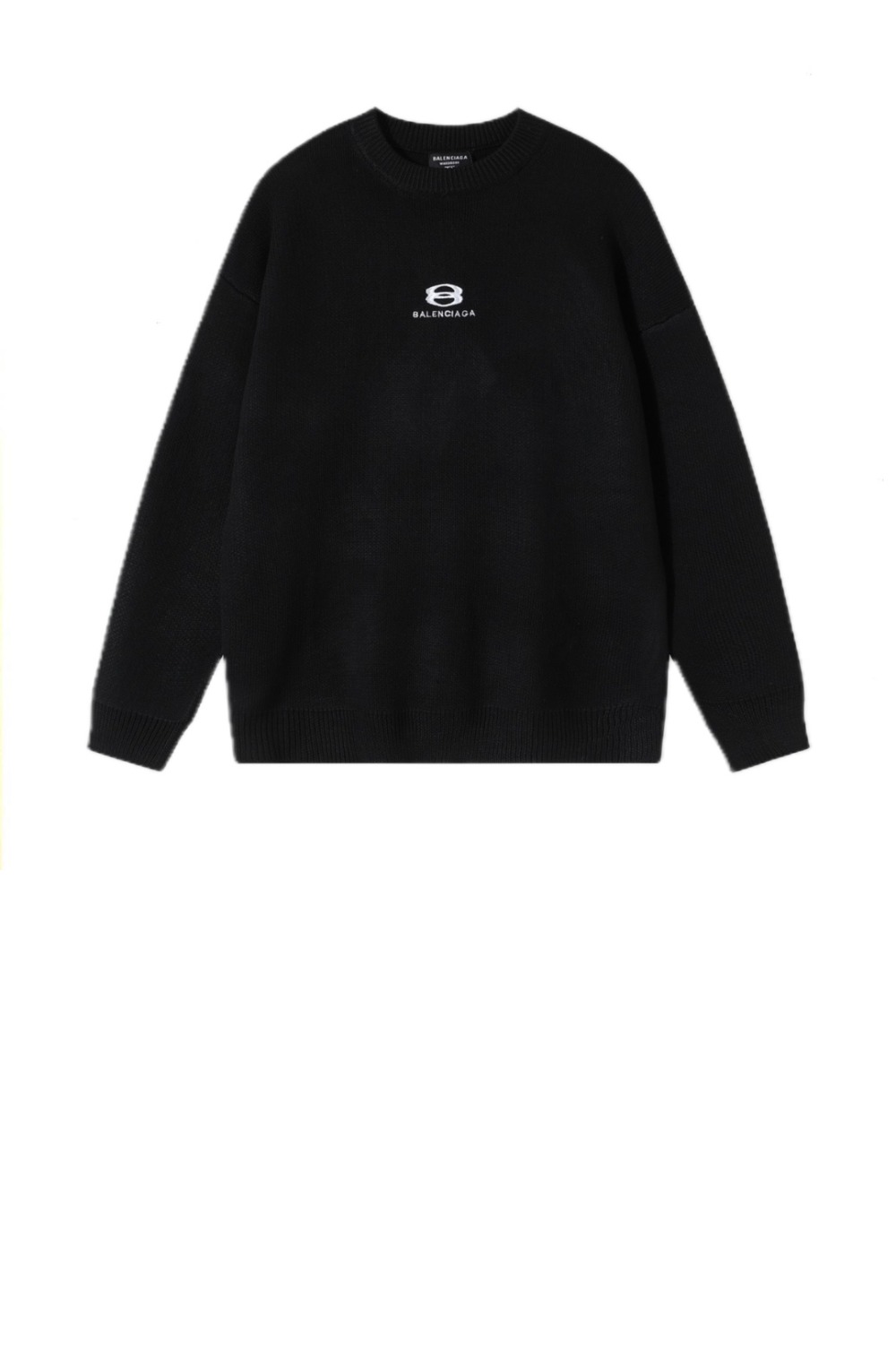 발렌시아가 로고 프린트 면 톱