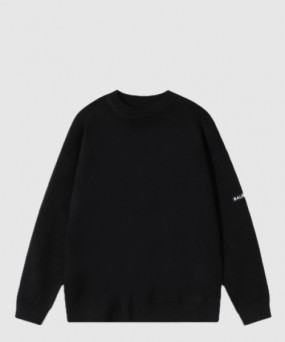 발렌시아가 로고 프린트 면 톱