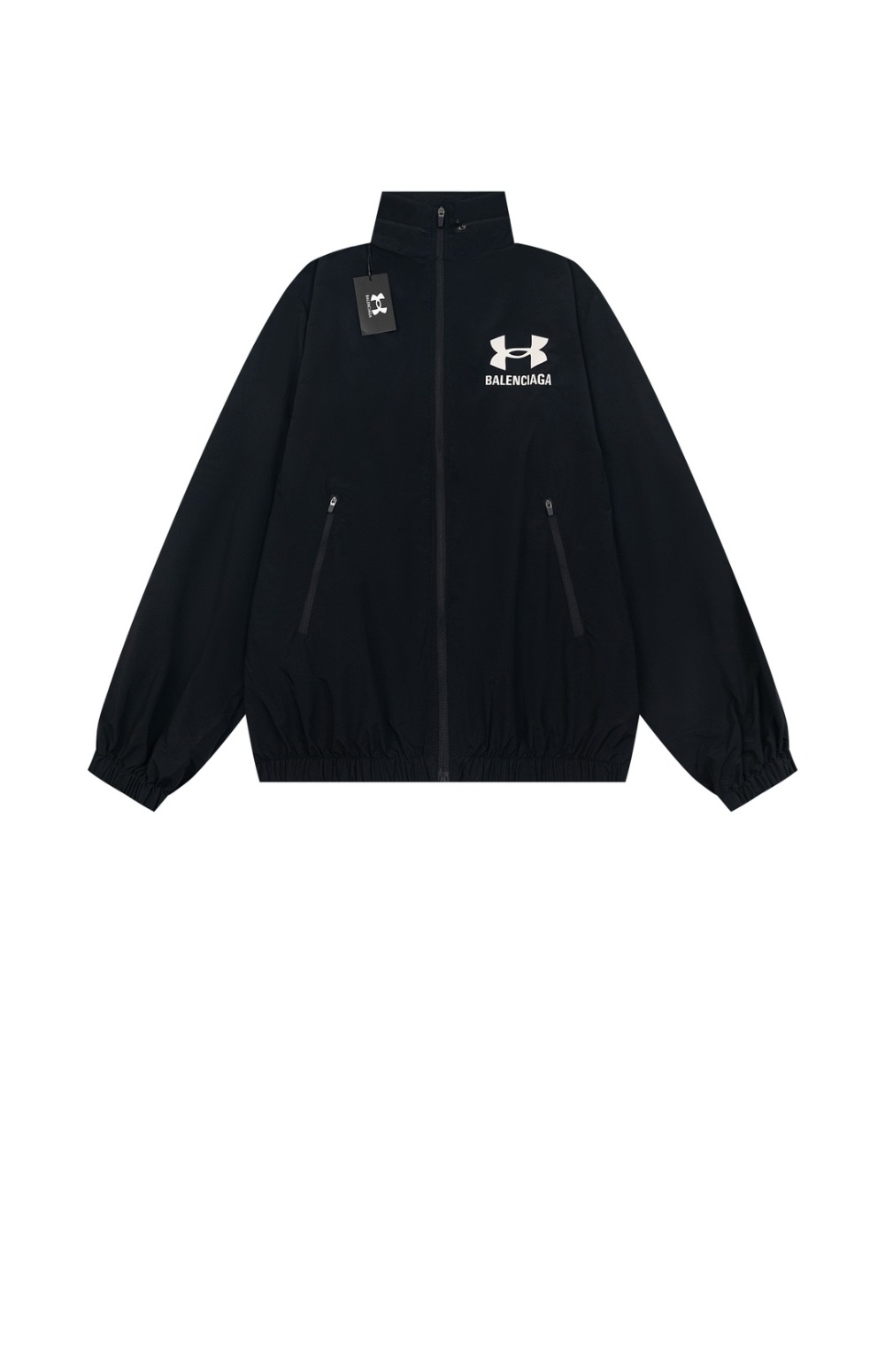 발렌시아가 로고 프린트 재킷