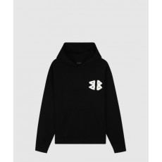 발렌시아가 로고 프린팅 코튼 후드