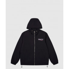 발렌시아가 프린트 코튼 저지 집업 후디