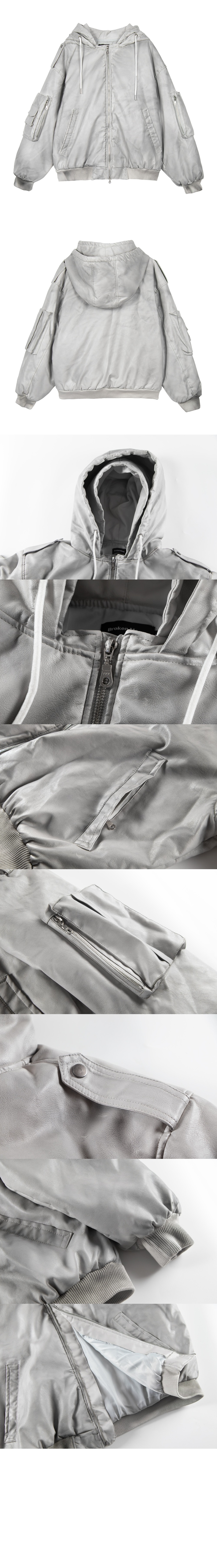 발렌시아가 로고 집업 자켓