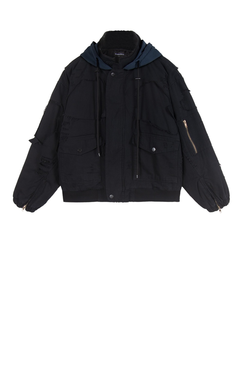 발렌시아가 멀티 포켓 코튼 자켓