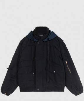 발렌시아가 멀티 포켓 코튼 자켓