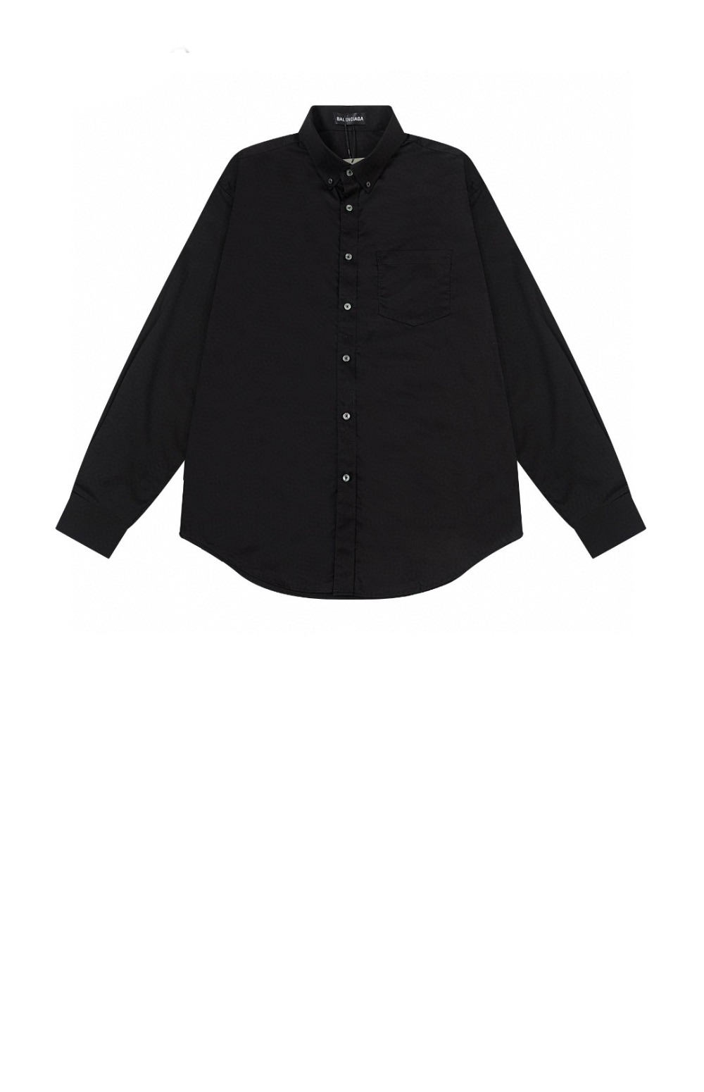 발렌시아가 로고 프린트 셔츠 톱