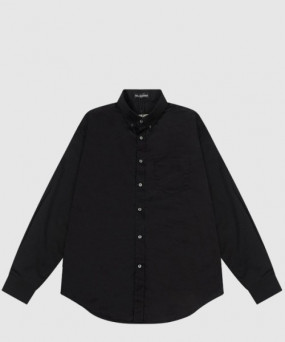 발렌시아가 로고 프린트 셔츠 톱