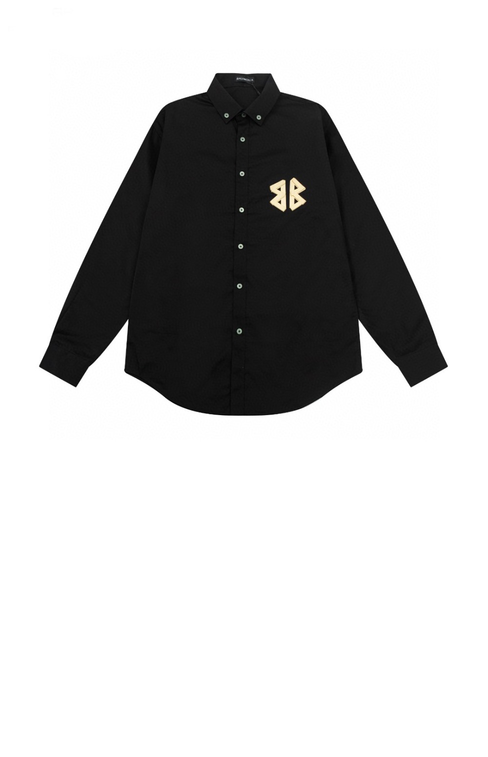 발렌시아가 로고 프린트 셔츠 톱