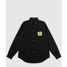 발렌시아가 로고 프린트 셔츠 톱