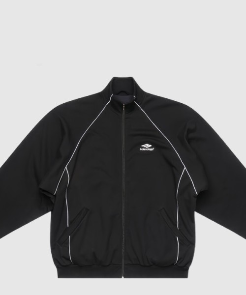 발렌시아가 스포츠 아이콘 오버핏 트랙 자켓