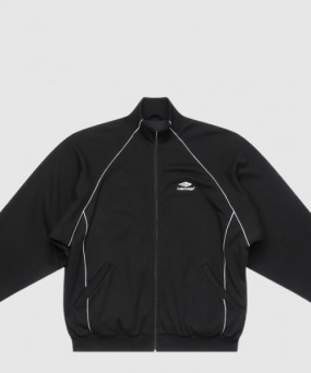 발렌시아가 스포츠 아이콘 오버핏 트랙 자켓