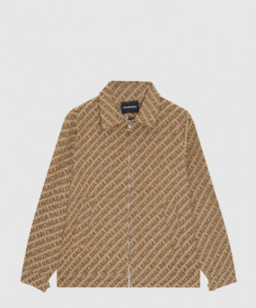 발렌시아가 로고 프린트 재킷