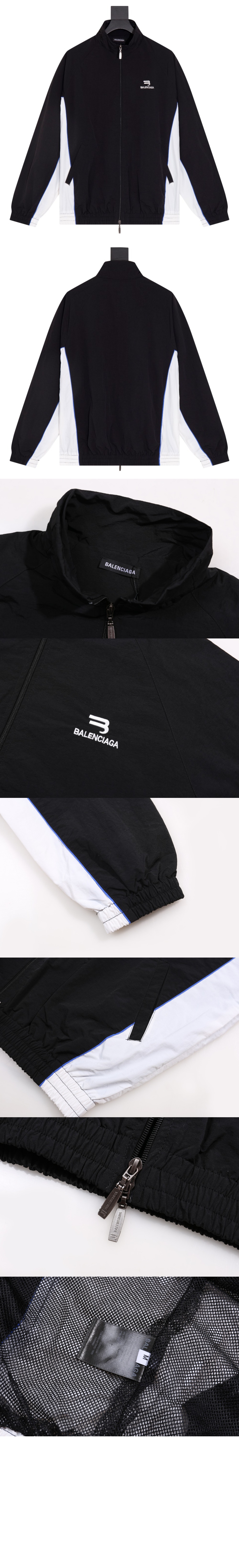 발렌시아가 스포츠 아이콘 스몰 핏 트랙수트 자켓