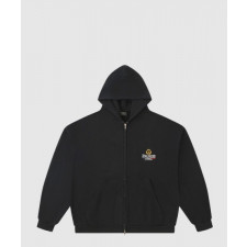 발렌시아가 레귤러 핏 집업 후디