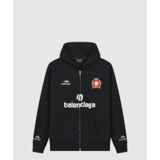 발렌시아가 축구핏 미디엄 집업 후디