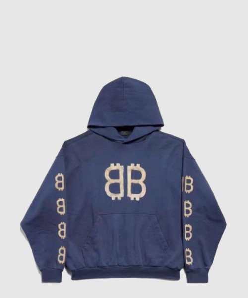 발렌시아가 크립토 미디엄 핏 후디