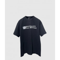 발렌시아가 인스티튜셔널 미디엄 핏 티셔츠