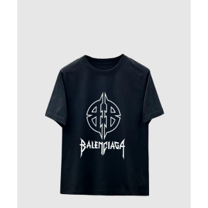 발렌시아가 로고 프린트 반팔