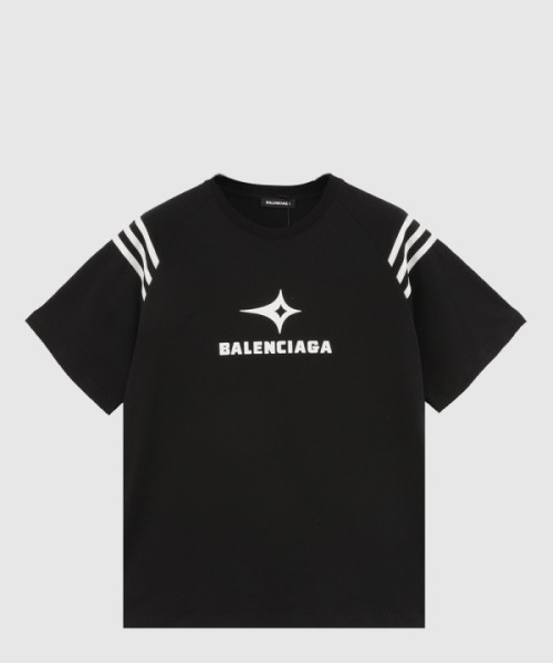 발렌시아가 로고 프린트 반팔