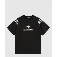 발렌시아가 로고 프린트 반팔