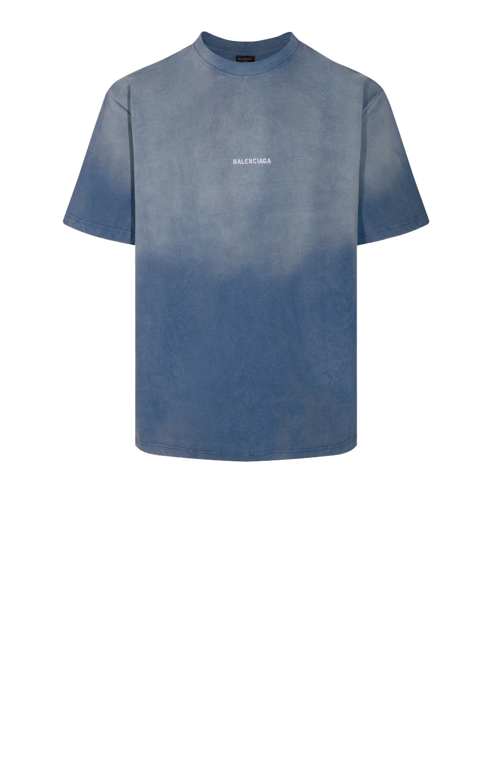 발렌시아가 로고 프린트 반팔