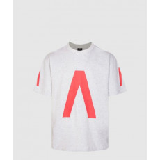 발렌시아가 로고 프린트 반팔