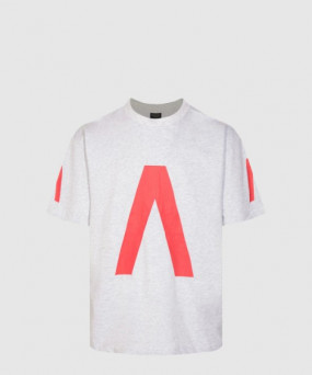 발렌시아가 로고 프린트 반팔