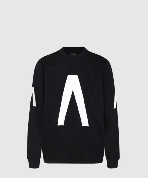 발렌시아가 로고 프린트 반팔