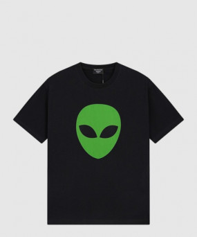 발렌시아가 로고 프린트 반팔