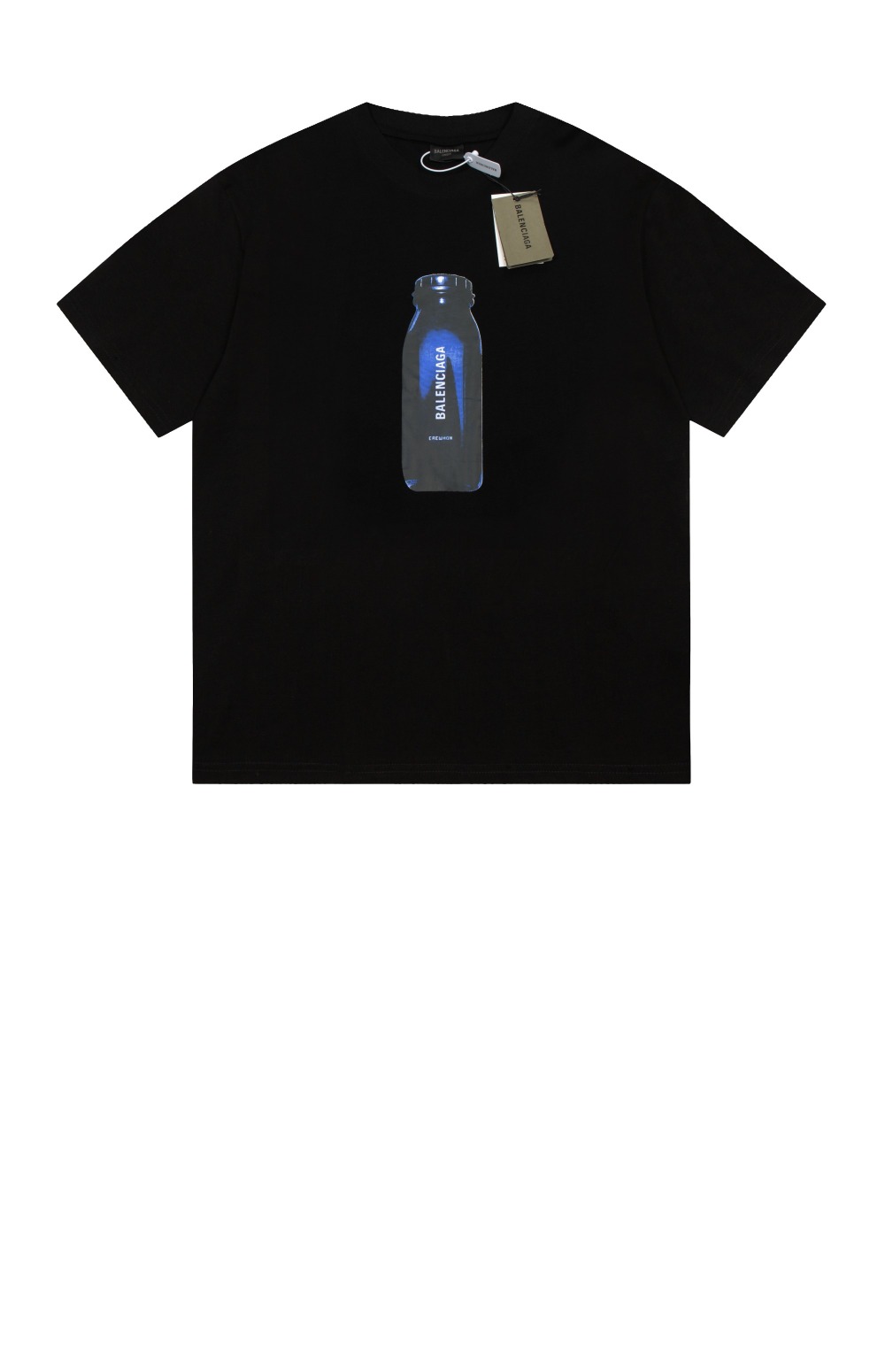 발렌시아가 로고 프린트 반팔