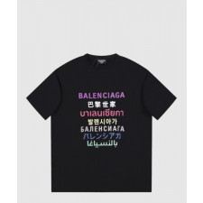 발렌시아가 로고 프린트 반팔