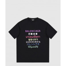 발렌시아가 로고 프린트 반팔