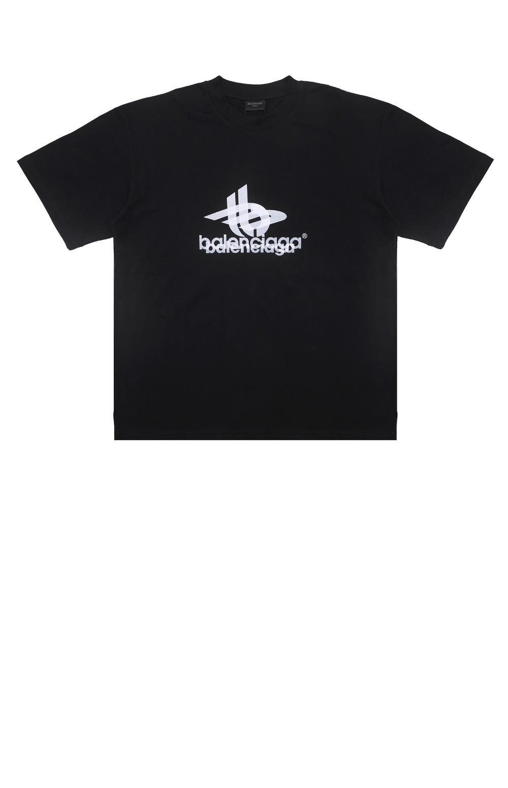 발렌시아가 로고 프린트 반팔