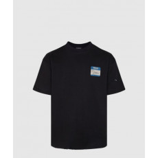 발렌시아가 로고 프린트 반팔