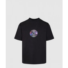 발렌시아가 로고 프린트 반팔