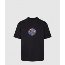 발렌시아가 로고 프린트 반팔