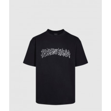 발렌시아가 로고 프린트 반팔