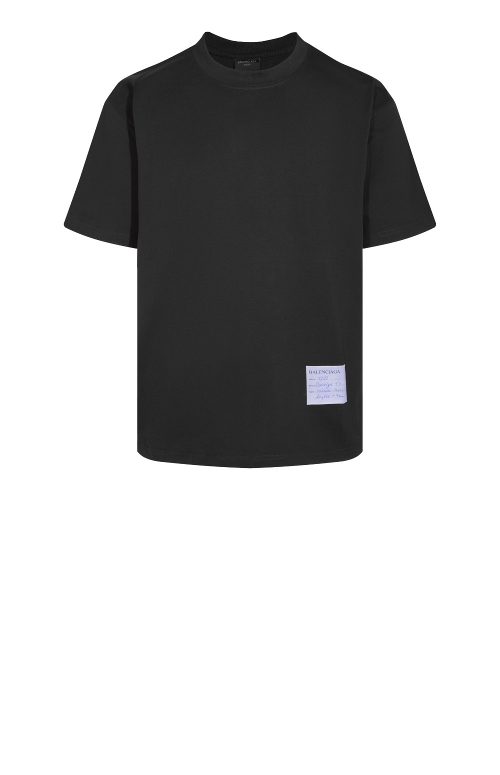 발렌시아가 로고 프린트 반팔