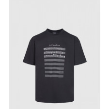 발렌시아가 로고 프린트 반팔