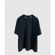 발렌시아가 로고 프린트 반팔