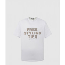 발렌시아가 로고 프린트 반팔