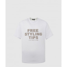 발렌시아가 로고 프린트 반팔