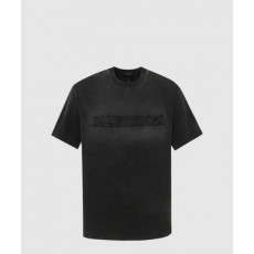 발렌시아가 로고 프린트 반팔